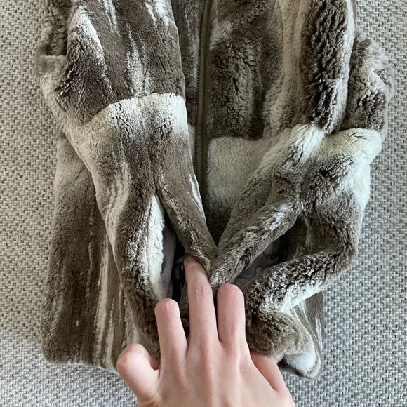 Real Rex Rabbit Fur Vest - Picture 6 of 10